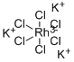 Tripotassium hexachlororhodate