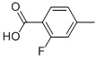 2-fluoro-4-methylbenzoic Acid