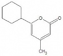 4-methyl-6-cyclohexyl-2-pyrone