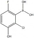 2-Chloro-6-fluoro-3-hydroxyphenylboronic acid