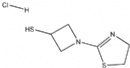 3-Mercapto-1-(1,3-thiazolin-2-yl)azetidine Hcl